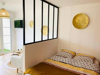 Studio ScandiChic tout équipé centre-gare-rives-clinique à pied