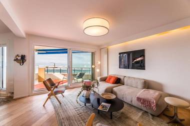 SWELL - Apartment first line sea view terrace with ocean view parking