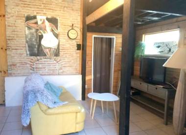 Chalet de 2 chambres avec jardin clos et wifi a Sanguinet a 1 km de la plage