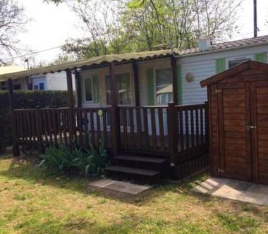 Propriete de 2 chambres avec piscine partagee et terrasse amenagee a Sampzon a 9 km de la plage