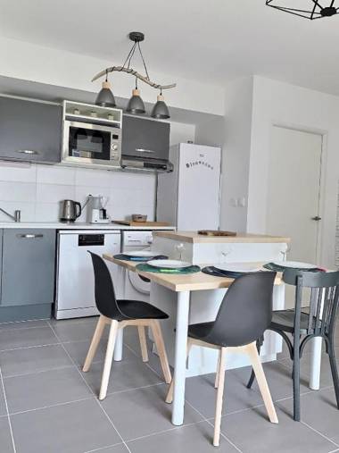 A 600m de la mer Coquet appartement avec terrasse pour 4 personnes