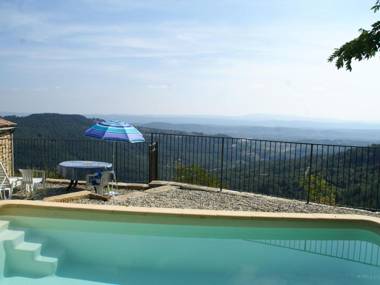 Beautiful house made of natural stone with swimming pool and very nice view.
