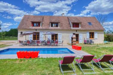 Crazy Villa Gaudiniere 89 - Heated pool - Multisport - 2h Paris - 30p