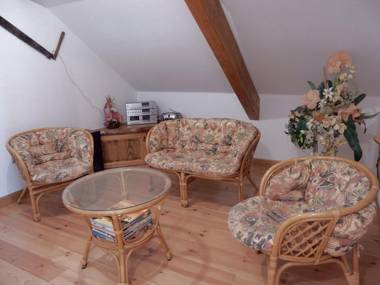 Holiday home in beautiful location on hill of a village near nature park in Northern France