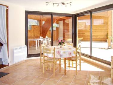 Appartement d'une chambre avec vue sur la ville jardin clos et wifi a Fayet