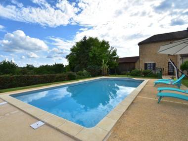 Modern holiday home in Besse Dordogne with private pool