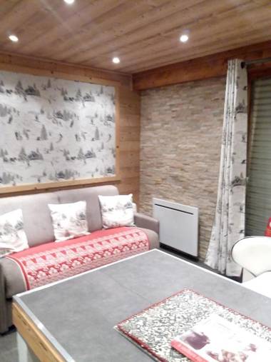 Appartement d'une chambre a Megeve a 500 m des pistes avec jardin clos et wifi