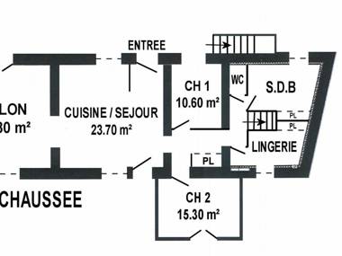 Gîte Saint-Hilaire-de-Chaléons 5 pièces 8 personnes - FR-1-306-879