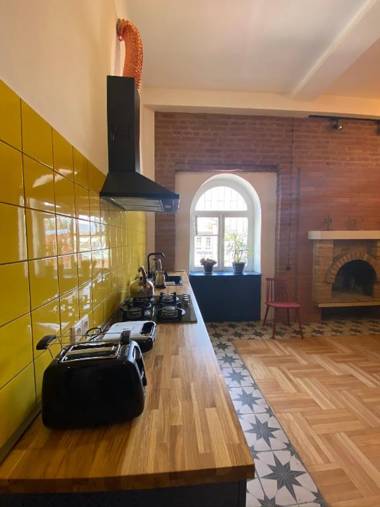 Red door-Room with private bathroom