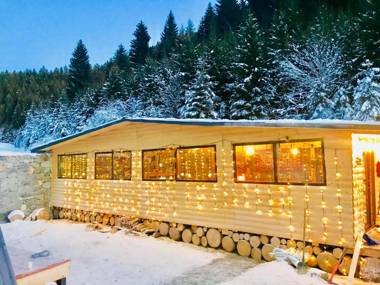 Wooden Huts In Mestia