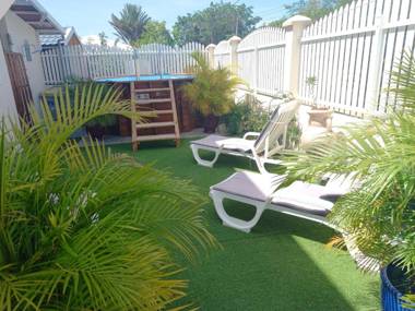 Villa de 3 chambres avec piscine privee jardin clos et wifi a Saint Francois a 1 km de la plage