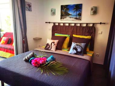 Appartement d'une chambre a Saint Francois a 500 m de la plage avec piscine privee terrasse et wifi