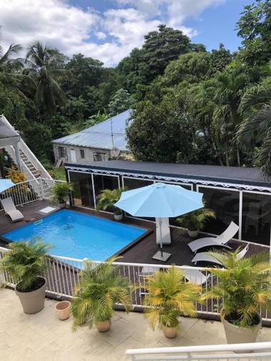Maison de 3 chambres avec piscine privee jardin clos et wifi a Sainte Rose