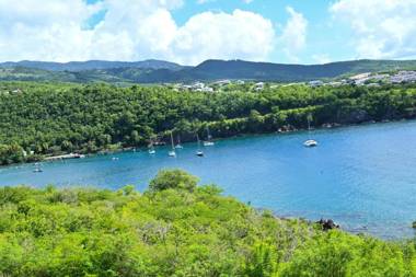 Propriete de 2 chambres avec vue sur la mer terrasse amenagee et wifi a Vieux Habitants a 1 km de la plage
