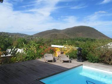 Villa de 2 chambres avec vue sur la mer piscine privee et jardin clos a Deshaies
