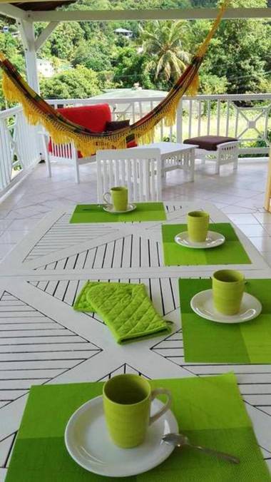 Maison de 5 chambres a Bas Vent a 500 m de la plage avec vue sur la mer jardin amenage et wifi