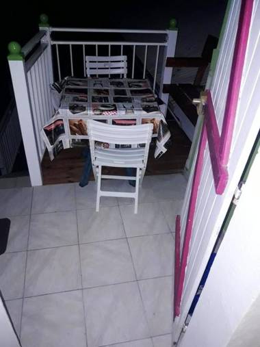 Appartement d'une chambre avec piscine partagee jardin clos et wifi a Sainte Anne a 6 km de la plage