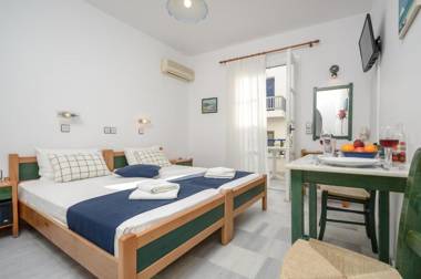 Nostos Studios in Naxos rooms at Saint George beach accommodations at Agios Georgios apartments at Chora town lodging
