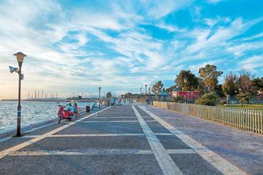 Walking in Alimos Apartment.