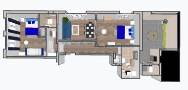 Spacious Family Home in Thisio by Cloudkeys