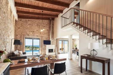 Luxury Rhodes Villa Amina Villa Sea View Private Swimming Pool 4 BDR Kalithea