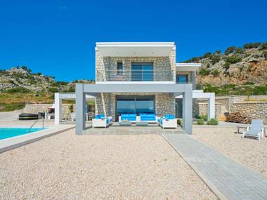 Beautiful new luxury villa near the coast nice pool beautiful sea view Rhodes