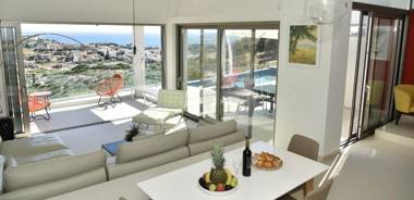 Elite Crete Villa Villa Antheklia 3 Bedroom Sea View Private Pool Aghia Pelagia