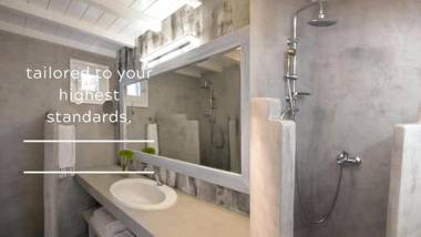 MANU MYKONOS QUALITY BRAND VILLAS & BUNGALOWS Next to the Beach