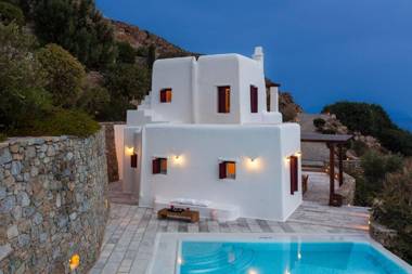 Excellent Mykonos Villa Villa Eirene 4 Bedrooms Stunning Sea Views Psarrou