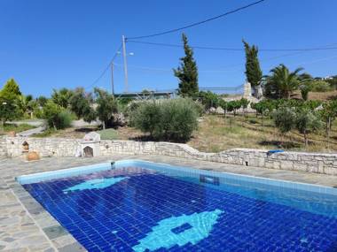 Villa Olga in beautiful countryside large piece of land pool Axos NW coast