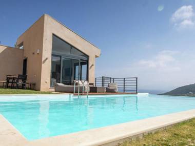 Beautiful villa with private pool tennis court view on Sivota Bay on Lefkas