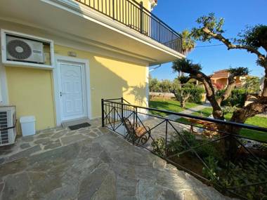 Zakynthos sea side houses.