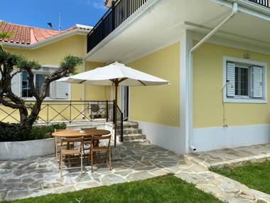 Zakynthos sea side houses.
