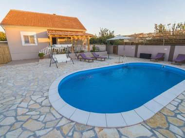 Charming holiday home with private poolbig roofed terrace children's play area