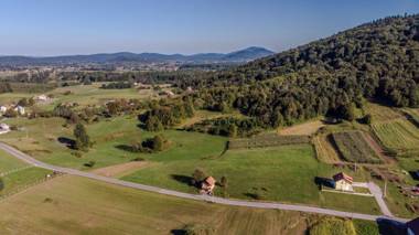 House of inspiration above LAKE Sabljaci with pool