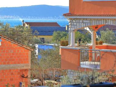 Modern apartment with big roofed terrace garden sun shower 200m from the sea