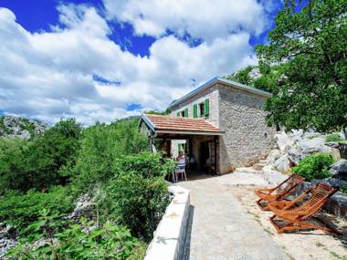 Authentic stone house on the mountain Velebit with unique view on the islands