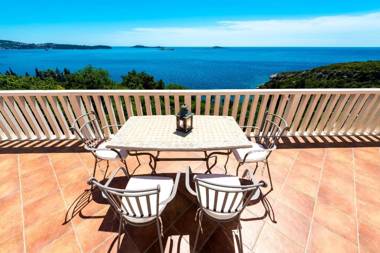 Mediterranean villa with astonishing view over the Adriatic sea and private pool