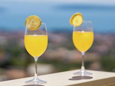 Brand new top floor apartment with balcony and view in between Split and Trogir