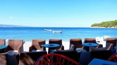 Dolphin apartments each with the sea view