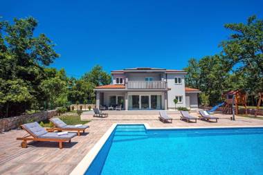 Villa Andrea with 5 bedrooms 50 sqm private pool a fun zone with PRO 9 Pool table outdoor playground