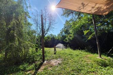 Szentendrei sziget modern faház télen is