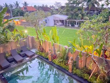 4 bedroom private pool villa in Ubud Center