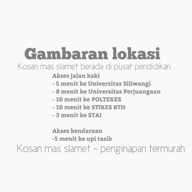 Kosan Syariah Mas Slamet