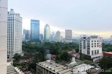 Homey Vintage 2BR @ Sudirman Park Apt By Travelio