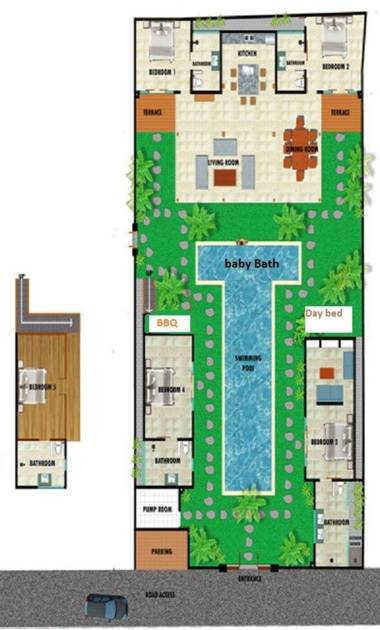 Promo 70% FAMILY 5 BR Villa Seminyak Beach AKNM