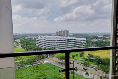 Minimalist Studio at Sky House BSD By Travelio