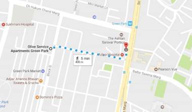 BluO Classic Studio - Green Park Hauz Khas Village