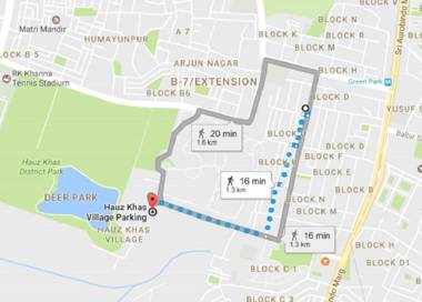 BluO Classic Studio - Green Park Hauz Khas Village