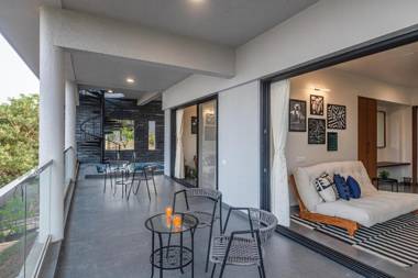 SaffronStays Ahilya Waters By Kosha Villas Pawna